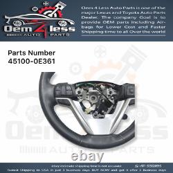 Toyota Highlander Steering Wheel 2014, 2015, 2016, 2017 To 2019 OEM 45100-0E361