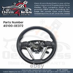 Toyota Highlander Steering Wheel 2014, 2015, 2016, 2017, To 2019 OEM 45100-0E372