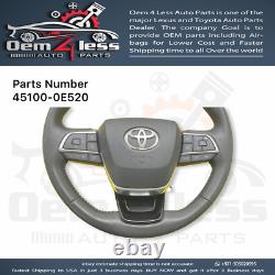 Toyota Highlander Steering Wheel 2020, 2021, 2022 OEM 45100-0E520