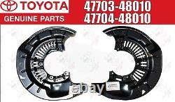 Toyota OEM Front Brake Dust Shield Set 47703 47704 for Fits 2011-2019 Highlander