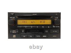Toyota OEM Rav4 Celica Highlander 4Runner AM FM Radio Tape CD Player 86120-2B760